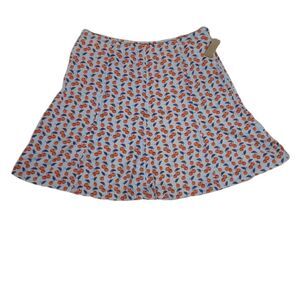 NEW Y2K cherry print skirt fruit print fit‎ and flare plus size knee length 20W